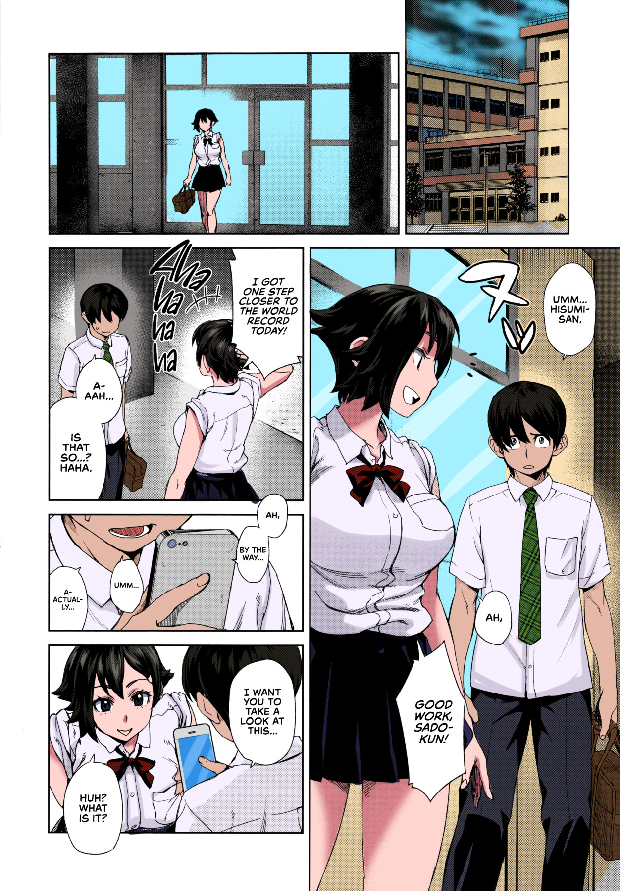 Hentai Manga Comic-Sensual Sprint (Color)-Read-2